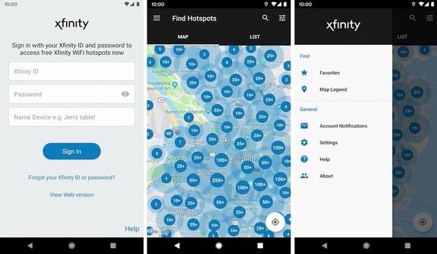 Points d'accès WiFi Xfinity