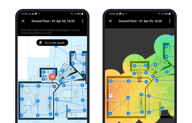 NetSpot for Android (Wi-Fi heatmaps) NetSpot for Android (Wi-Fi heatmaps)