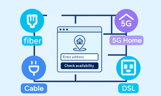 Check ISP availability & access type
