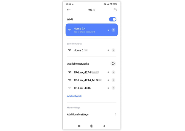 Check your SSID on Smartphones
