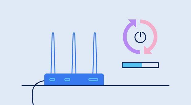 Restarting your router