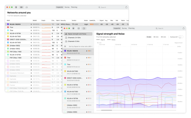 NetSpot Inspector Mode NetSpot Inspector Mode