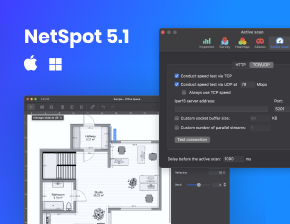 NetSpot 5.1 für macOS und Windows