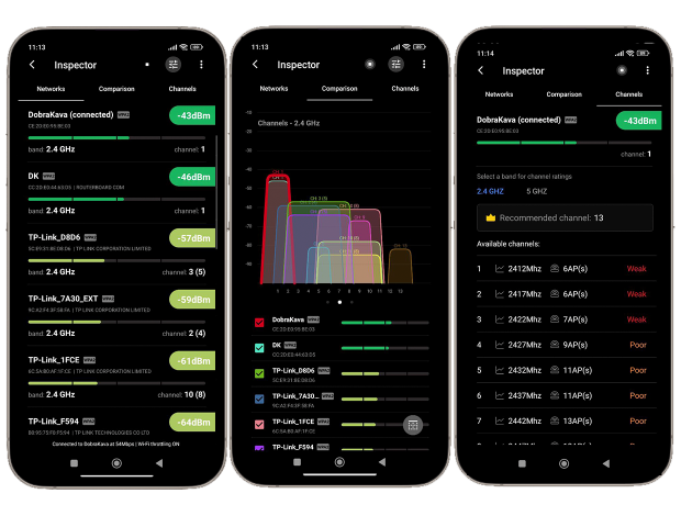 NetSpot on Android