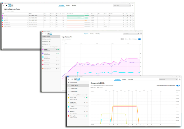 NetSpot — Inspector mode