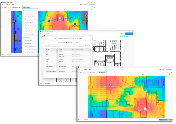 NetSpot — Planning Mode