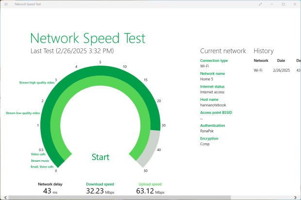 Network Speed Test Network Speed Test
