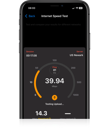 Testen Sie Ihre Internetgeschwindigkeit mit NetSpot