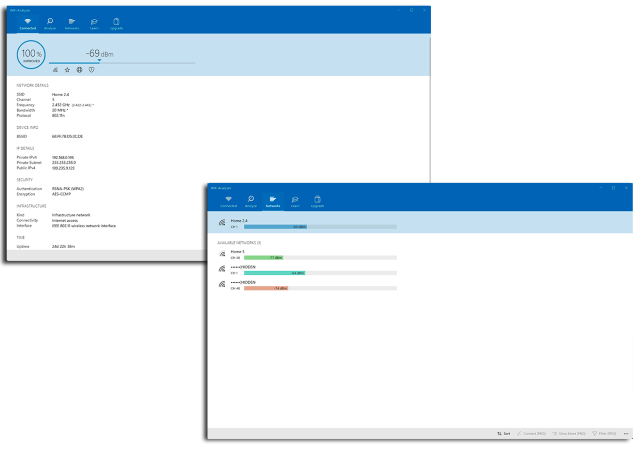Wi-Fi Analyzer apps for Windows
