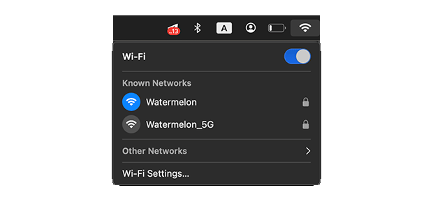 Verify that your network is enabled Verify that your network is enabled