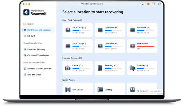 Wondershare Recoverit for Mac Wondershare Recoverit for Mac